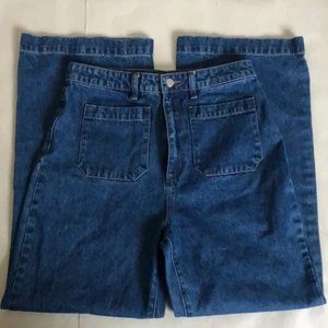 Rolla’s High Rise Wide Leg Sailor Jean - Size 30